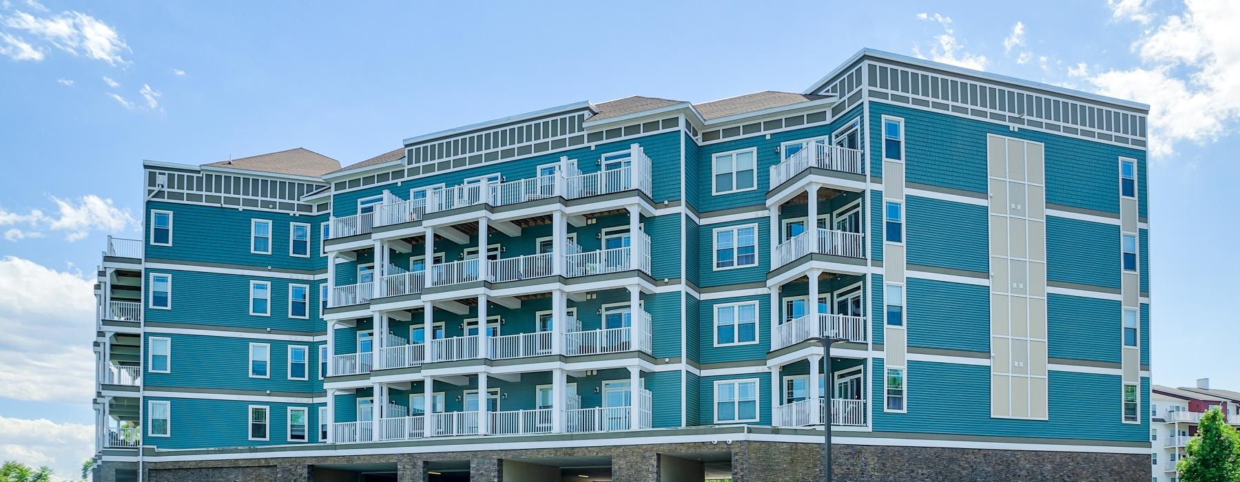 a building with many windows