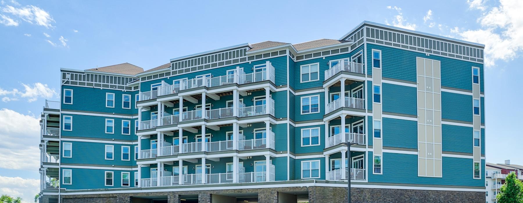 a building with many windows